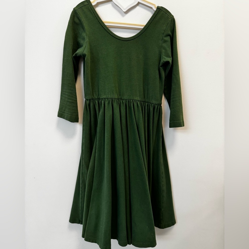 Alice and Ames Ballet Dress, forest green, kids size 8